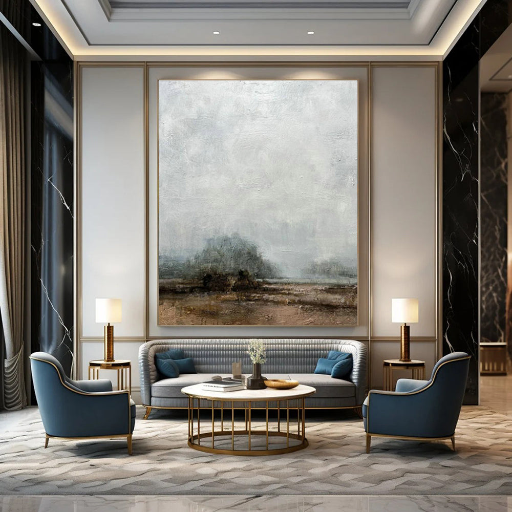 Vast Dimension Custom-Tailored Hand Painted Abstract Wall Decor for Hallway & Entryway DLZ2210