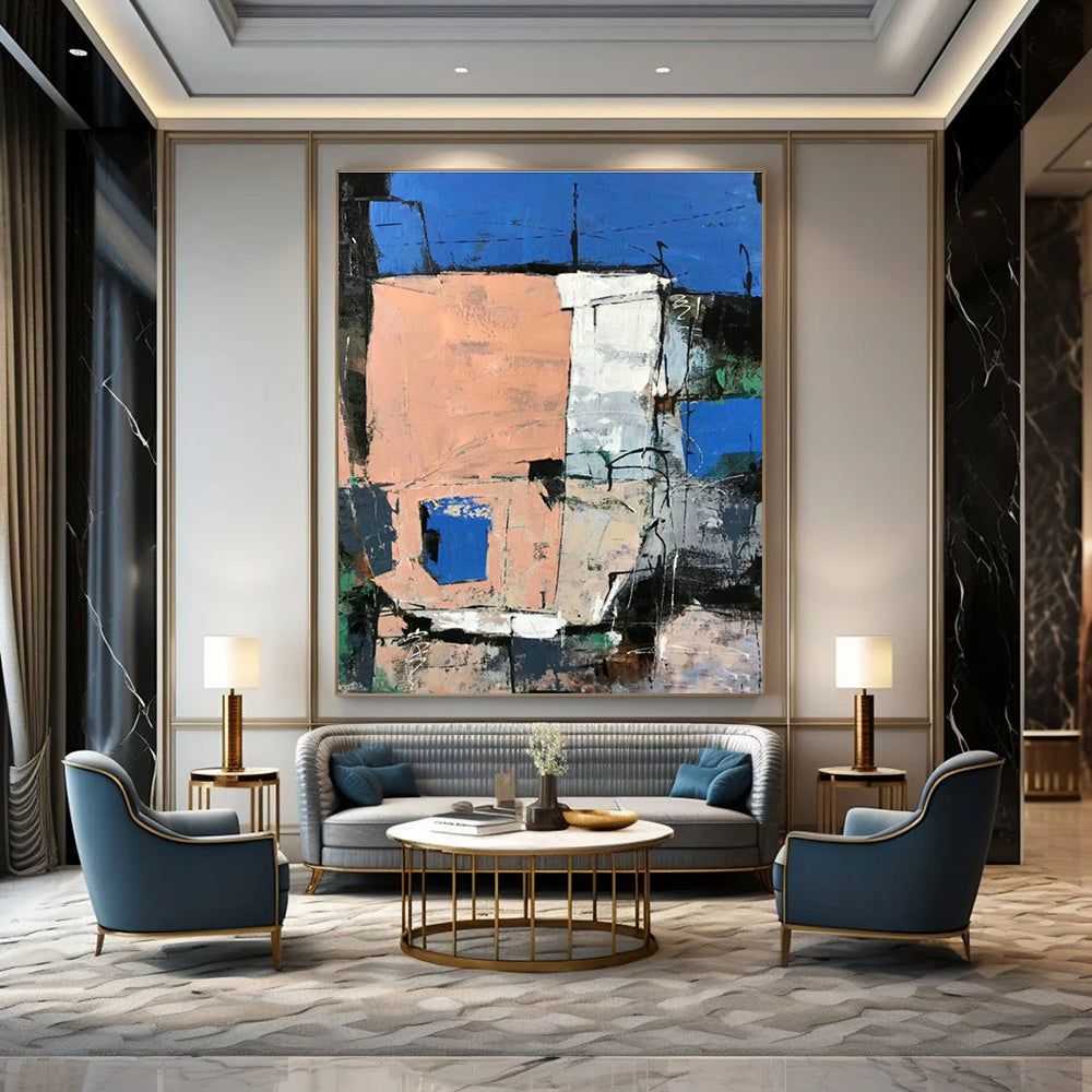 Custom Abstract Paintings for Bedroom and Entryway DLZ0765