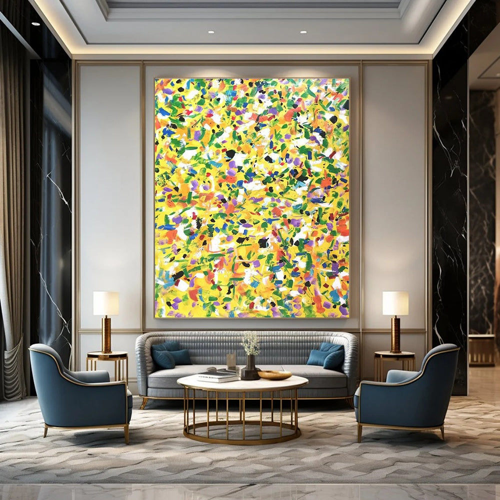 Ginormous Custom - Made Abstract Canvas for Hallway & Living Room DLZ2271
