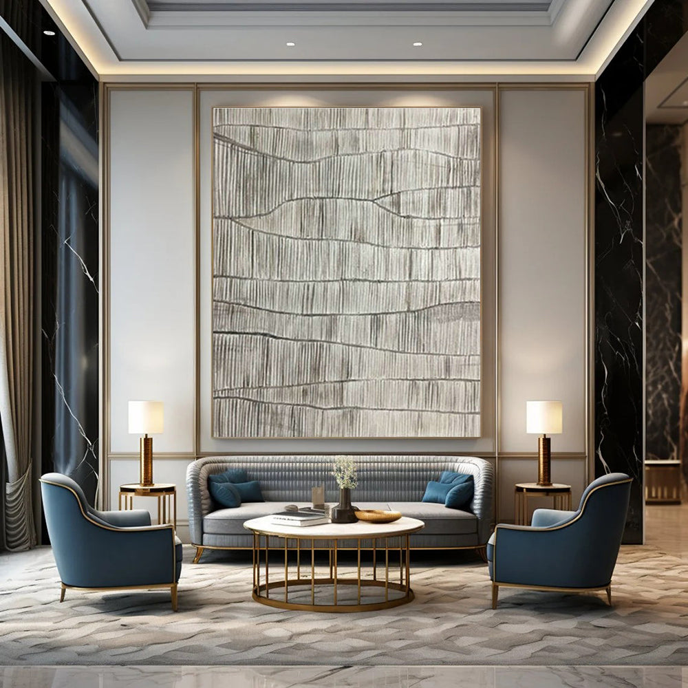 Monumental Tailored Abstract Canvas for Bedroom & Office DLZ1049