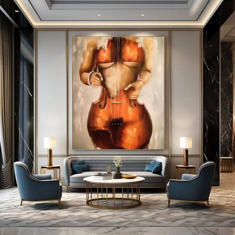 Custom Abstract Wall Art for Dining Room & Living Room DLZ2348