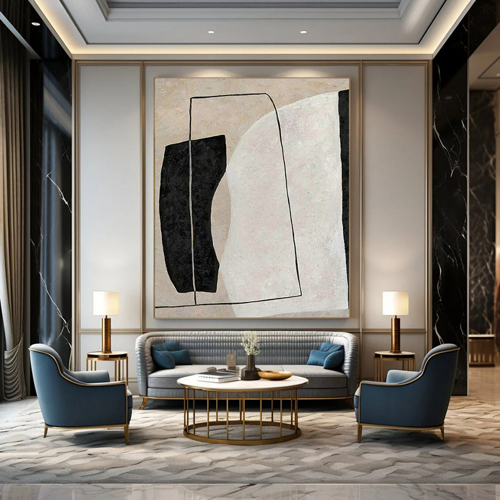 Big Handmade Abstract Painting for Office & Hallway DLZ2027
