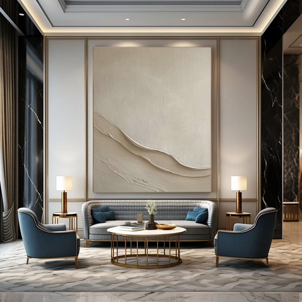 Extra-large Custom Handmade Abstract Wall Decor for Bedroom Walk-in Dressing Room and Dining Room Dessert Station Wall DLZ1969