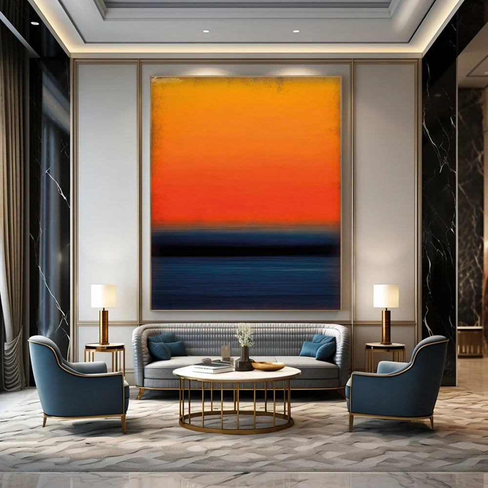 Custom Handmade Abstract Painting for Hallway & Entryway DLZ2303