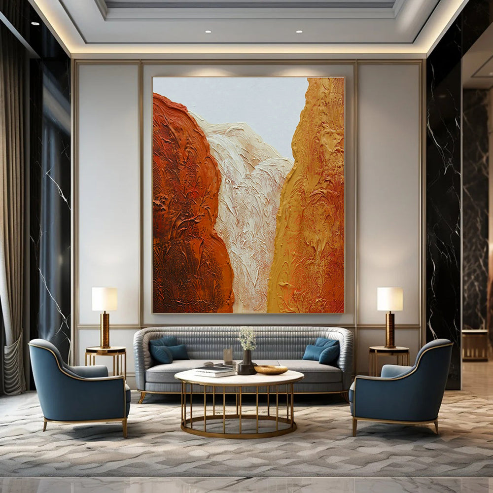 Handmade Abstract Wall Art for Living Room and Cottage Office DLZ1493