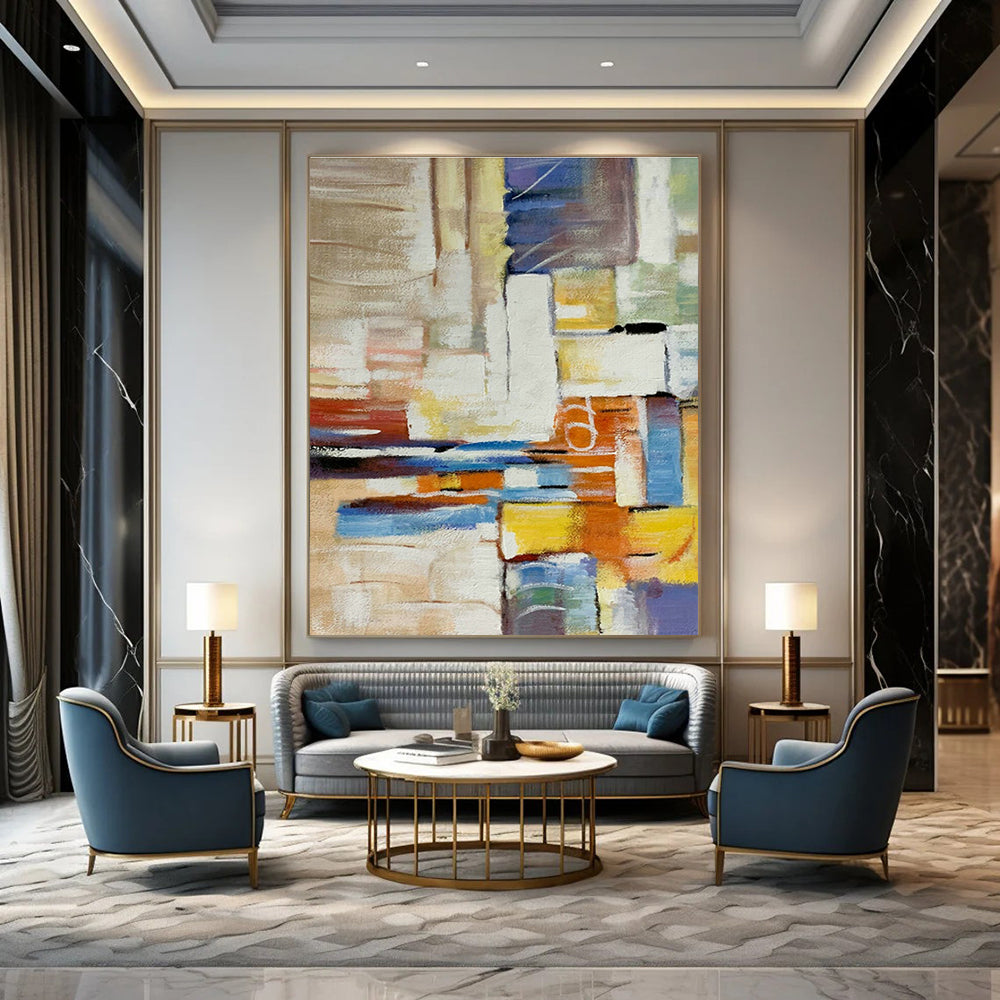 Custom Abstract Canvases for Office and Bedroom DLZ0777