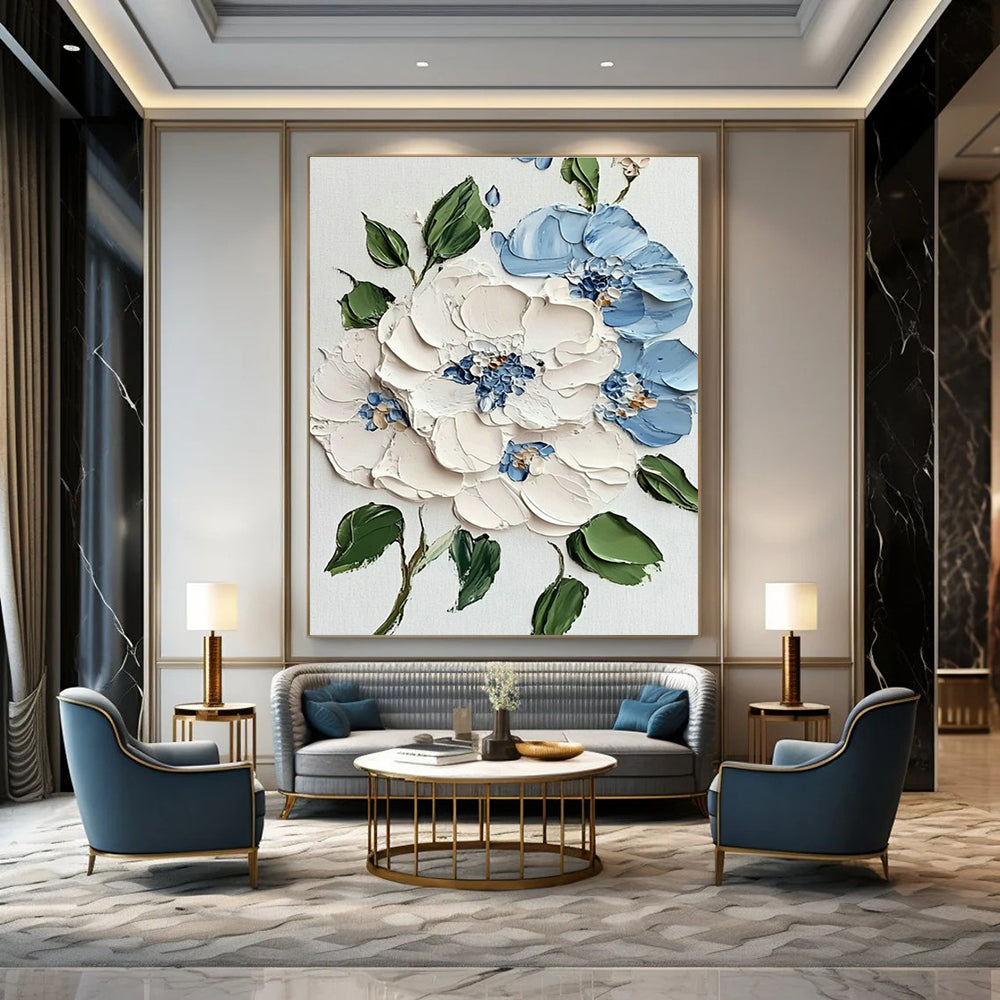 Handmade Textured Abstract Wall Art for Bedroom & Living Room DLZ1394