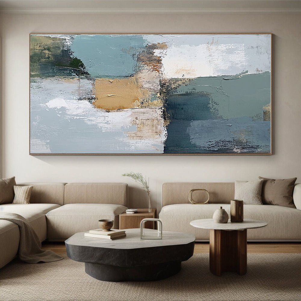 Muted Tones Abstract Painting with Subtle Textures GER753