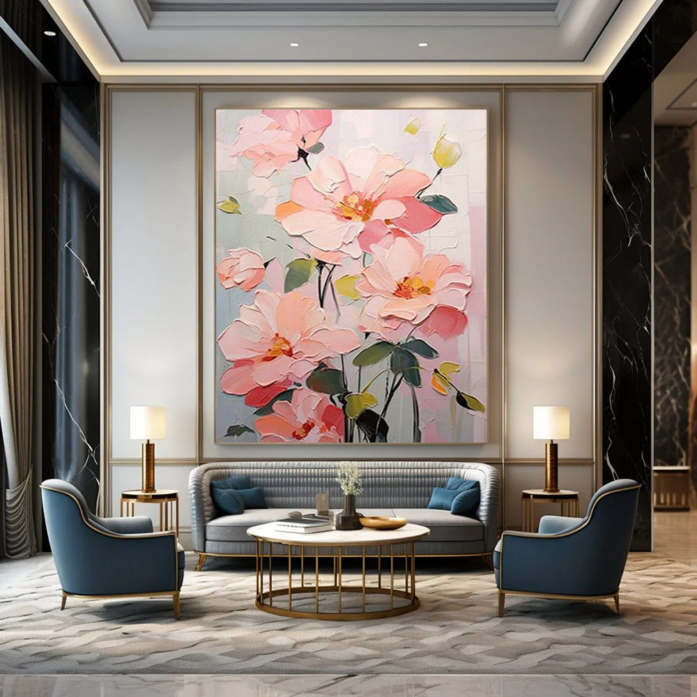 Original Handmade Abstract Canvas for Hallway and Dining Room DLZ1535