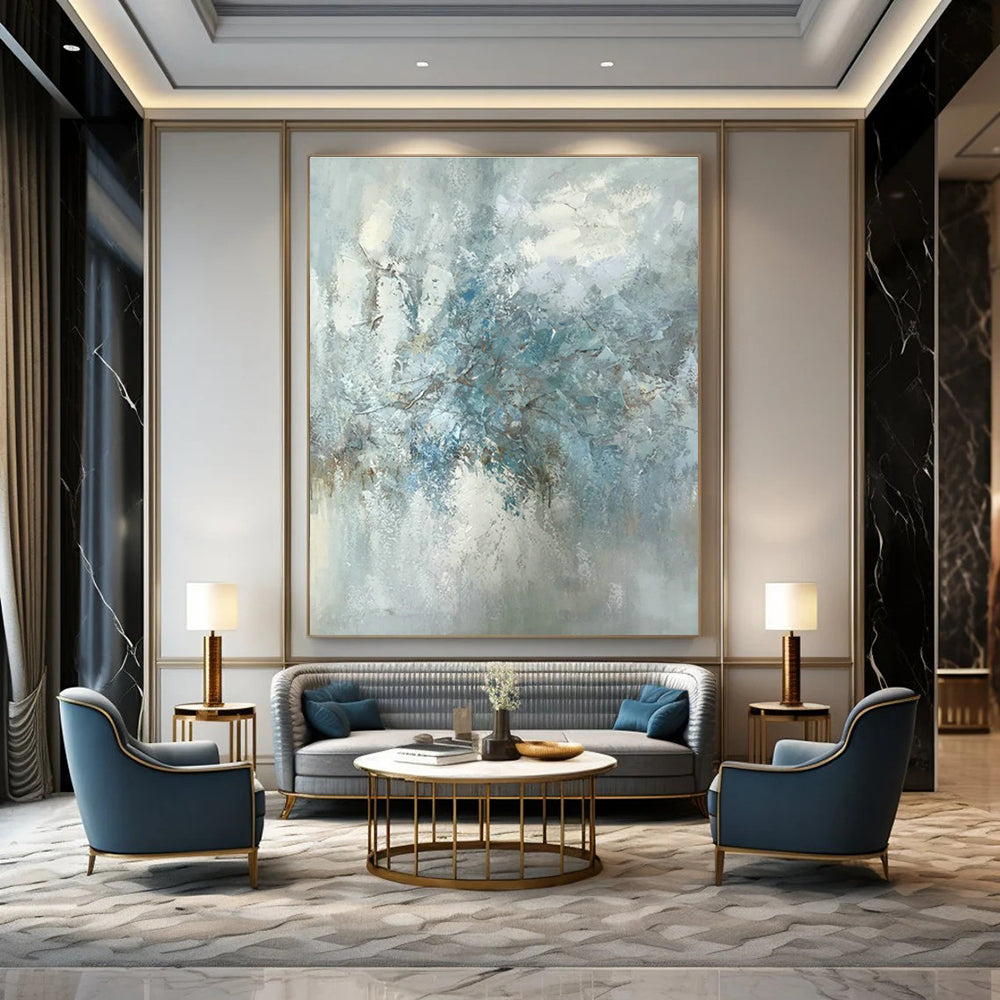 Enormous, Solar - Powered Custom Abstract Art for Office Sustainability DLZ0475