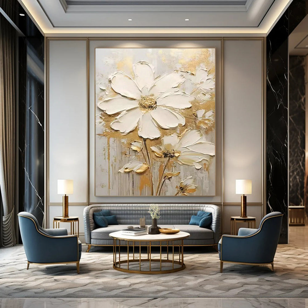Artisan - Made Abstract Painting Series for Cottage Hallway & Office DLZ1402