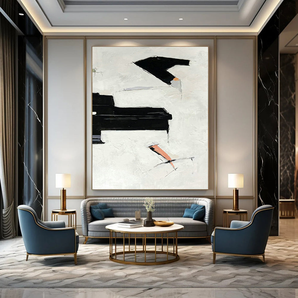 Extra - Vast - Extreme, Hydrophobic and Oleophobic Custom Abstract Panels for Hallway Practicality DLZ0508