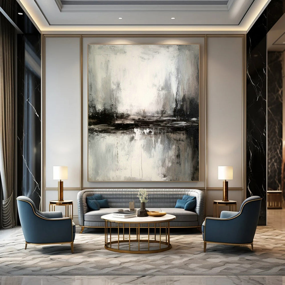 Hand-Crafted Abstract Wall Decor for Living Room and Cottage Entryway DLZ1467