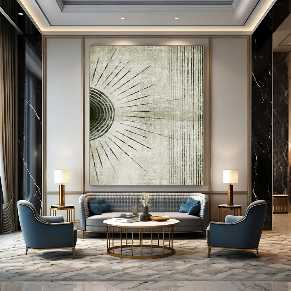 Large - Scale Handmade Abstract Panels for Dining Room & Living Room DLZ1371