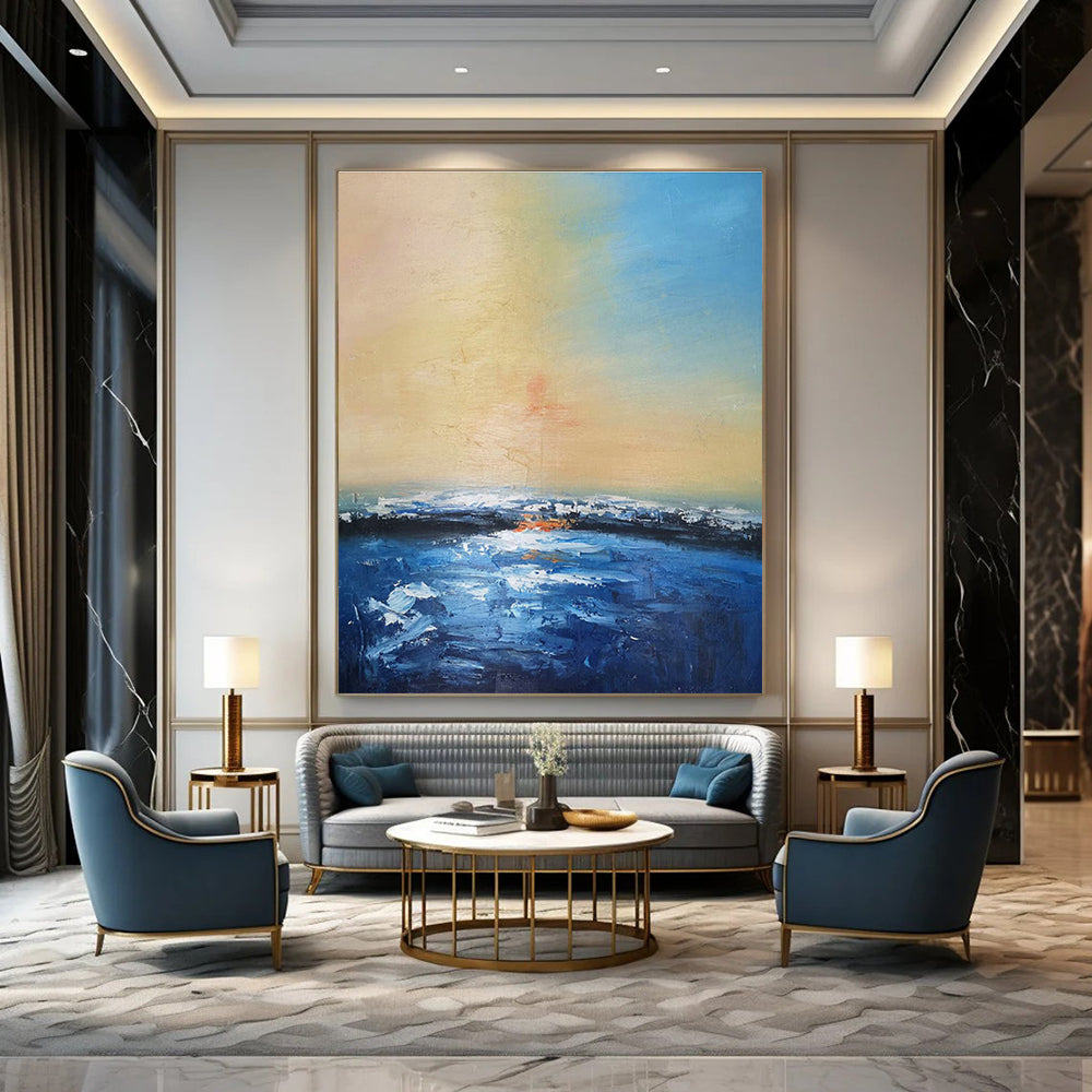 Extra - Large Custom Abstract Canvas for Office & Hallway DLZ1331