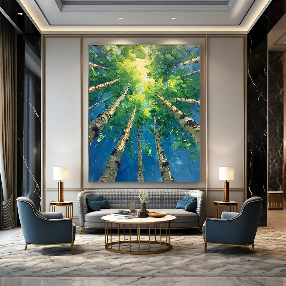 Gargantuan Custom-Formulated Handmade Abstract Canvas for Office & Dining Room DLZ2252