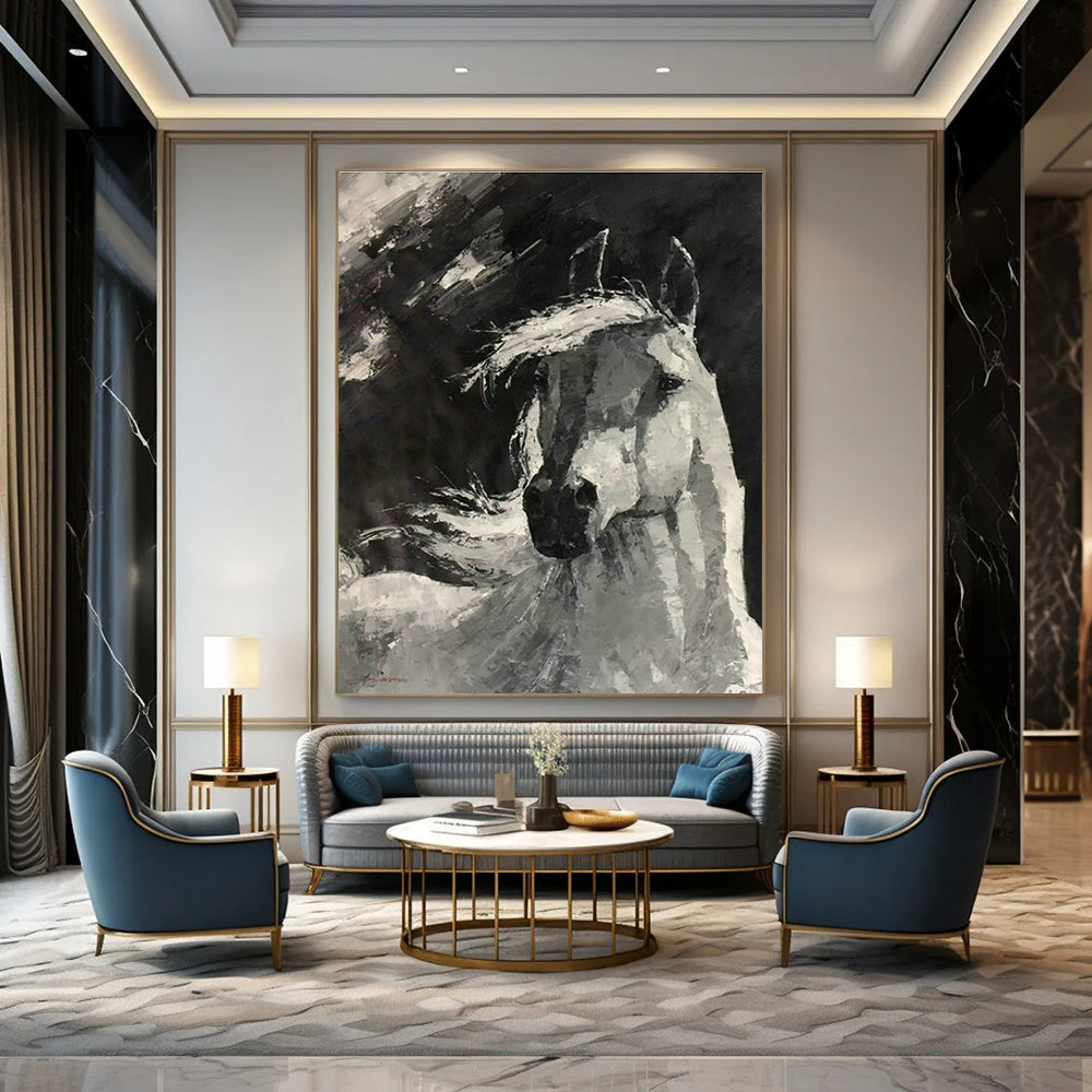 Colossal Tailored Hand Painted Abstract Artwork for Hallway & Cottage DLZ2075