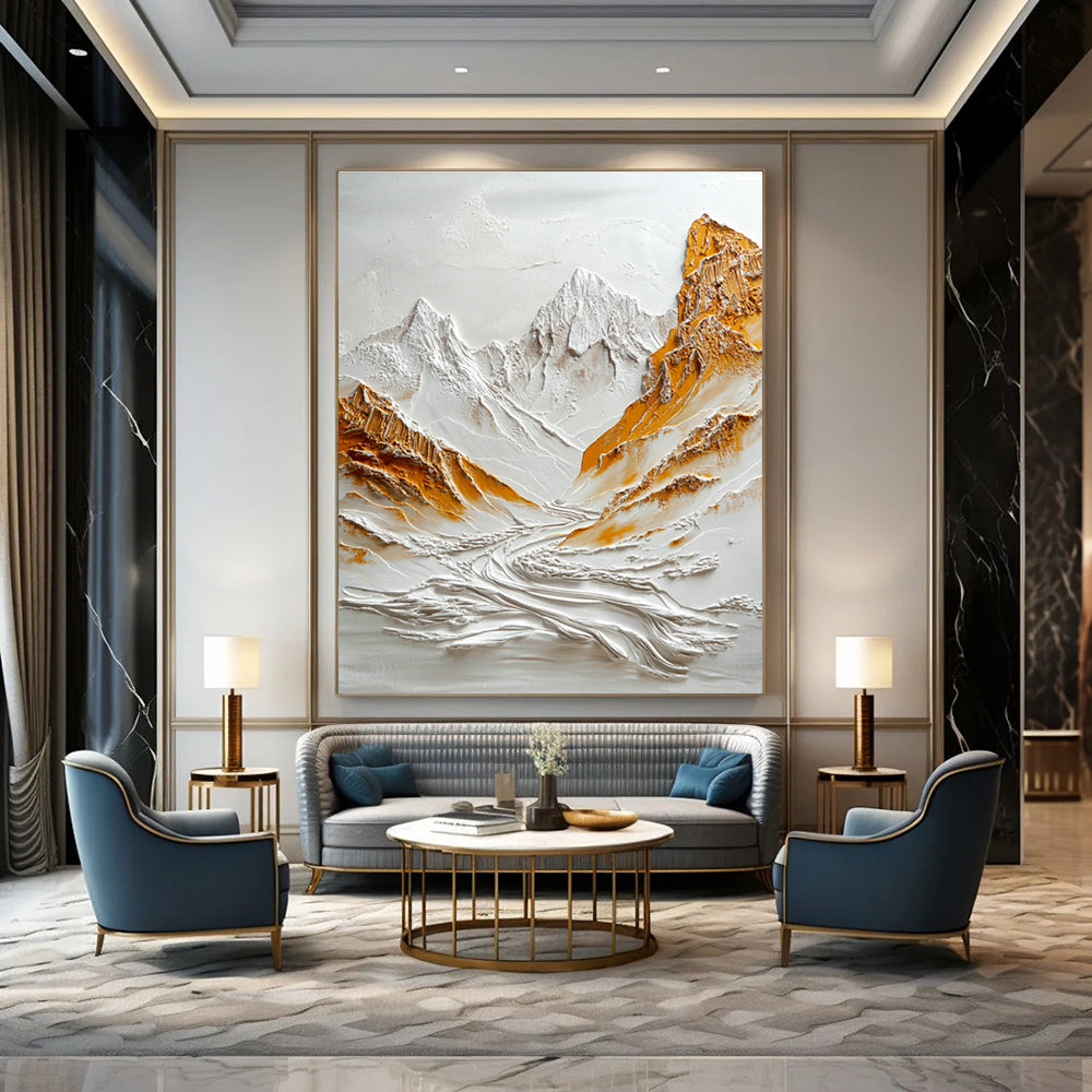 Stupendous - Scale Hand - Painted Abstract Art for Office Conference Room Ceilings & Dining Room Buffet Areas DLZ0737