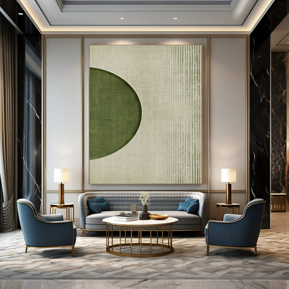 Customizable Handcrafted Abstract Canvas Set for Cottage Living Room & Office DLZ1368