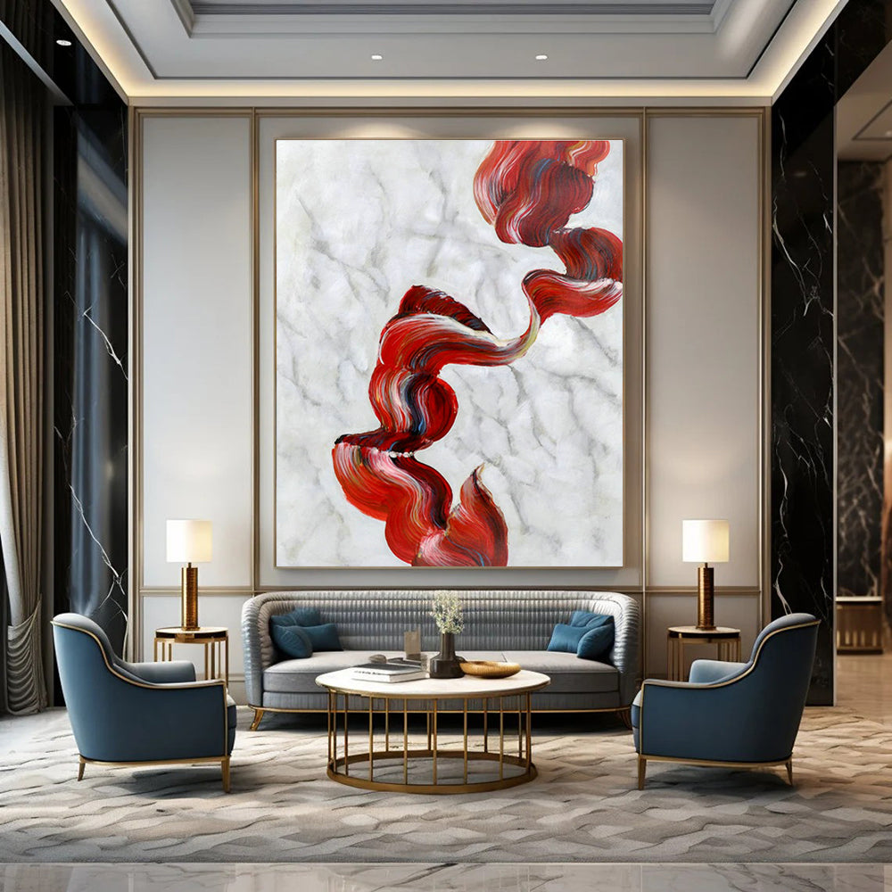 Super - Massive, Mood - Adaptive Custom Abstract Paintings for Dining Room Atmosphere DLZ0485