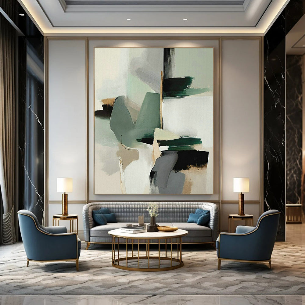 Hand-Crafted Abstract Wall Decor for Dining Room and Cottage Entryway DLZ1626