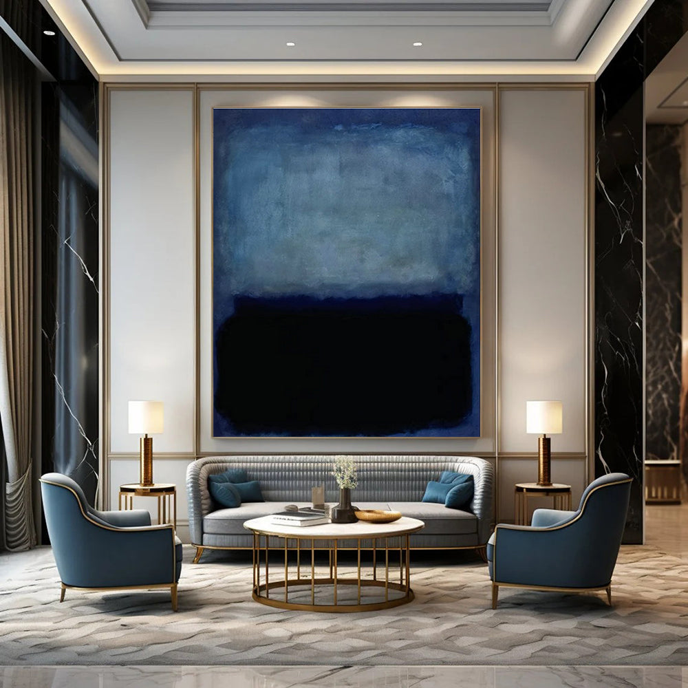 Hand-Painted Abstract Canvas Art for Dining Room & Hallway DLZ2317