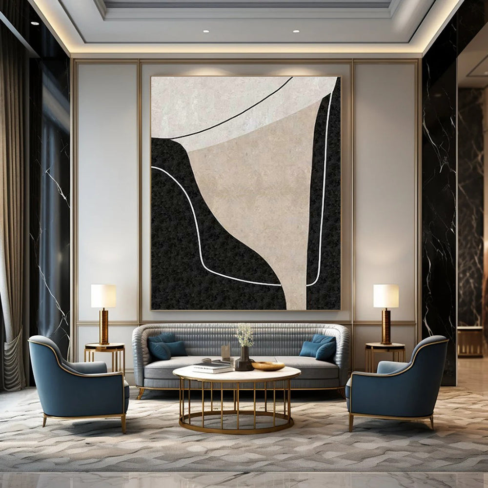 Humongous Bespoke Hand Painted Abstract Art for Bedroom & Hallway DLZ2071