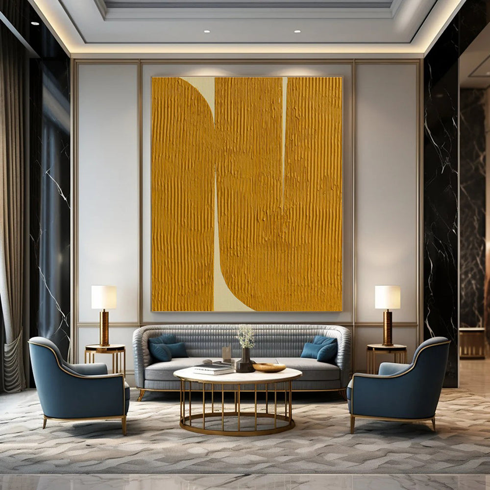 Colossal - Format Custom - Painted Abstract Painting for Bedroom & Dining Room DLZ1251