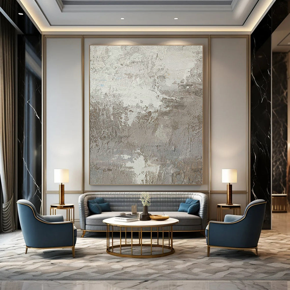 Enormous Dimension Custom-Tailored Hand Painted Abstract Art for Hallway & Entryway DLZ2200