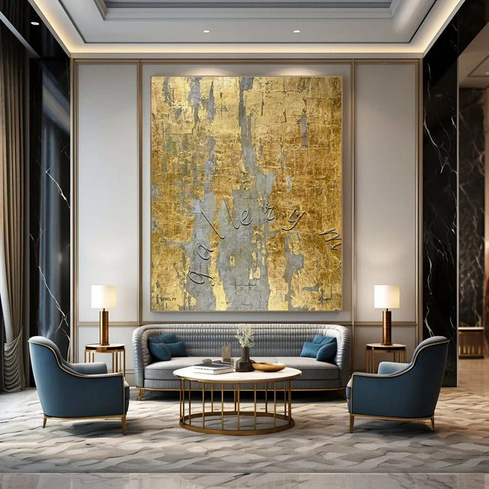 Original Handmade Abstract Canvas for Dining Room Sugar Bowl Wall & Entryway Umbrella Canopy Hanging Wall DLZ1775