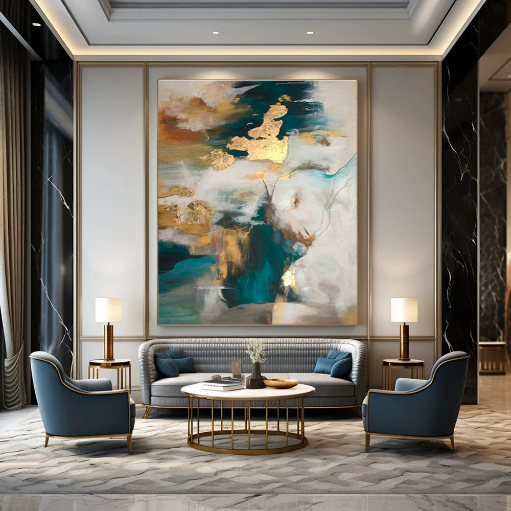 Extra-large Custom Handmade Abstract Wall Decor for Cottage Bedroom Dressing Table Wall and Dining Room Wine Cellar Wall DLZ1899