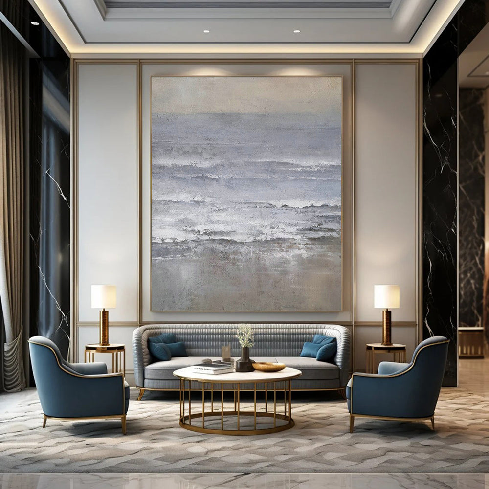 Vast Personalized Handmade Abstract Canvas for Hallway & Cottage DLZ2069