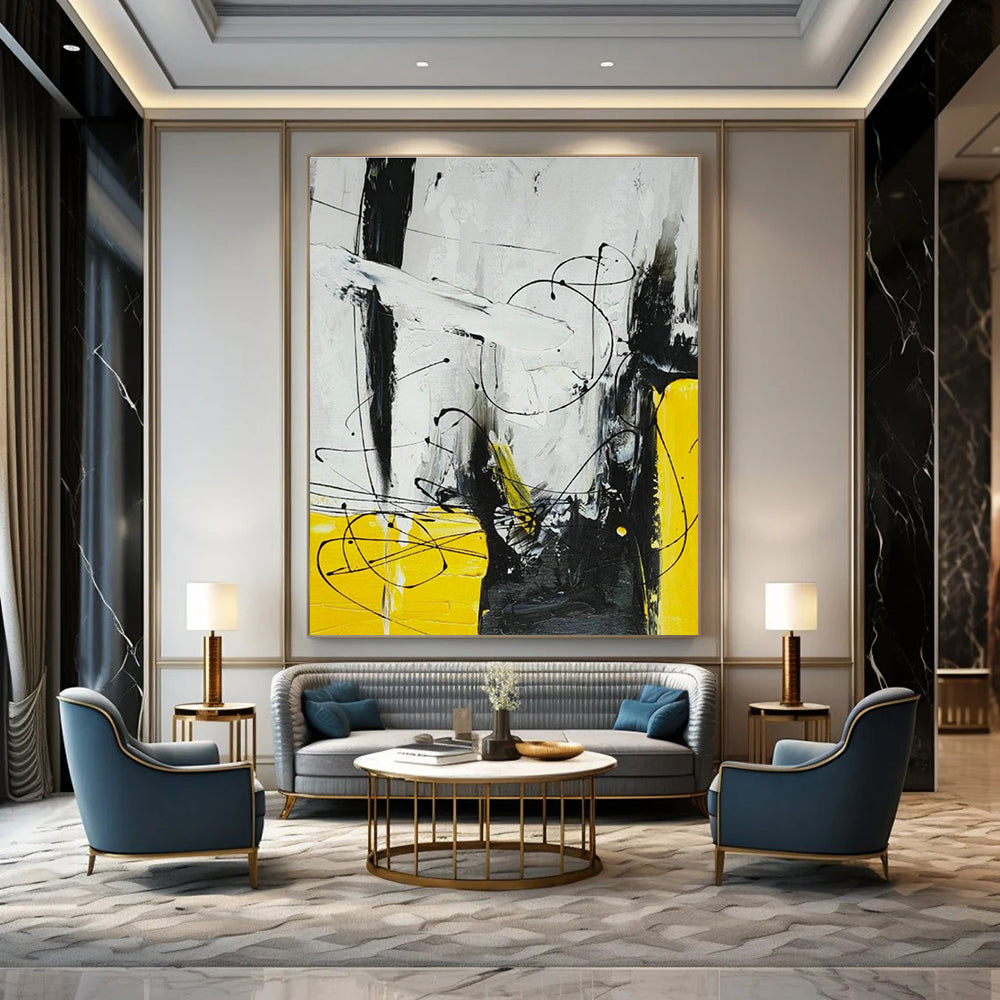 Mega - Sprawling, AI - Generated Custom Abstract Canvases for Bedroom Uniqueness DLZ0497