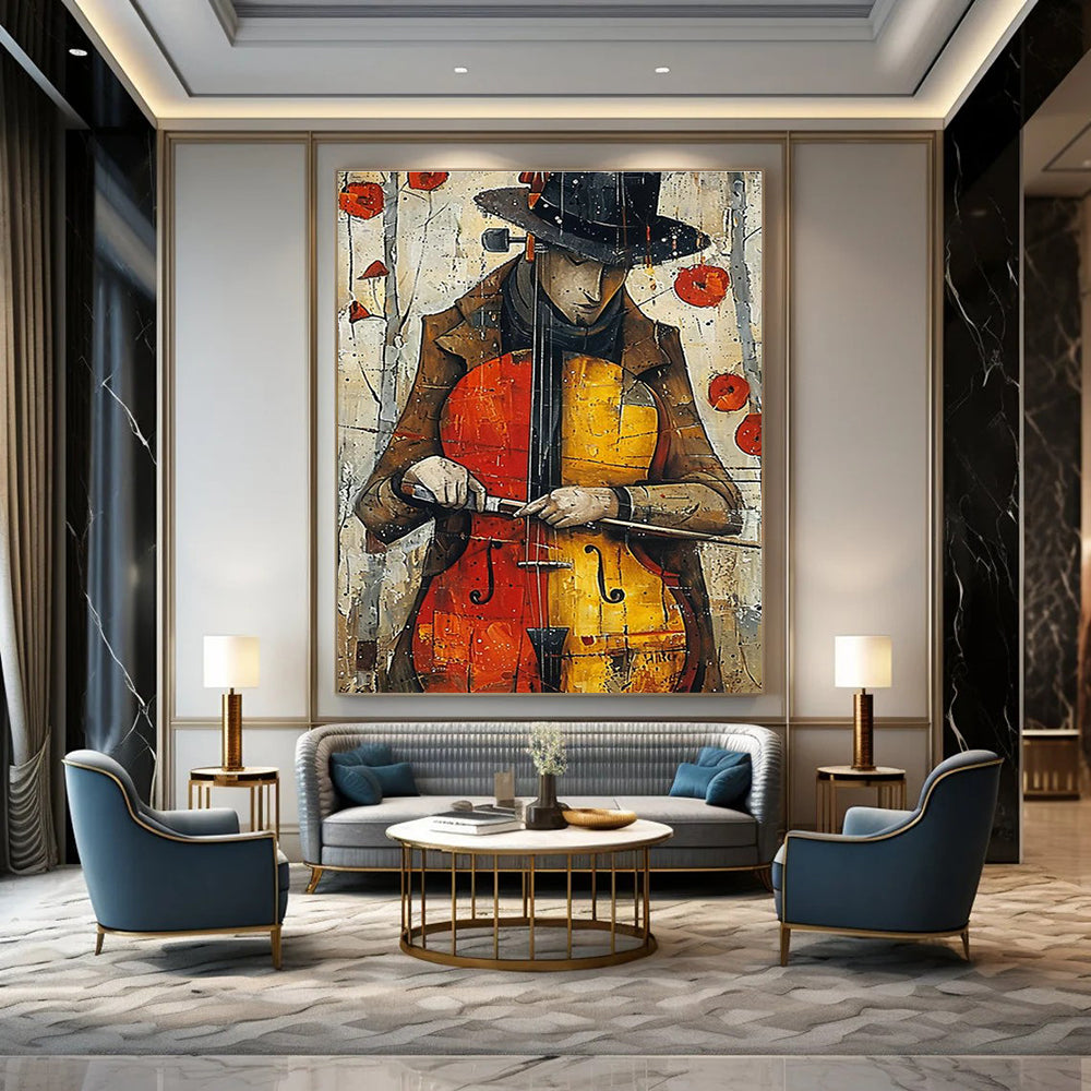 Immense Custom - Fit Hand Painted Abstract Artwork for Bedroom & Living Room DLZ2232