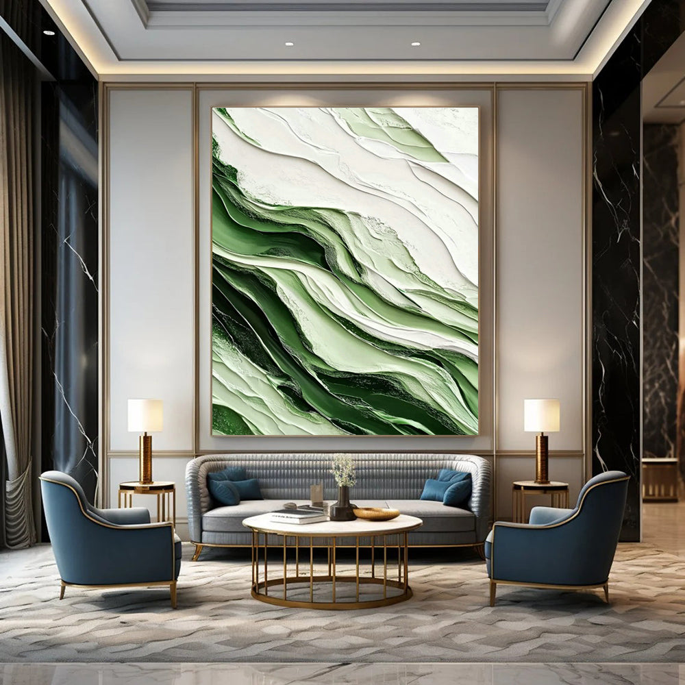 Titanic Hand - Painted Abstract Art for Bedroom Dressing Chambers & Office Executive Lounges DLZ0733