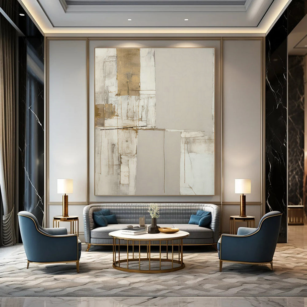 Large Custom Abstract Canvas for Living Room & Office DLZ1325