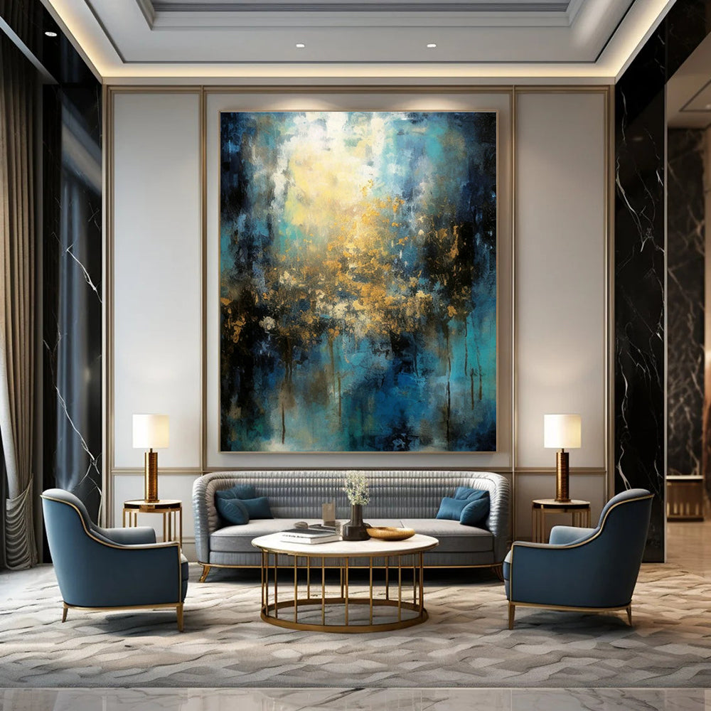 Tremendous - Span Custom Abstract Murals for Dining Room Banquet Halls & Office Training Classrooms DLZ0746