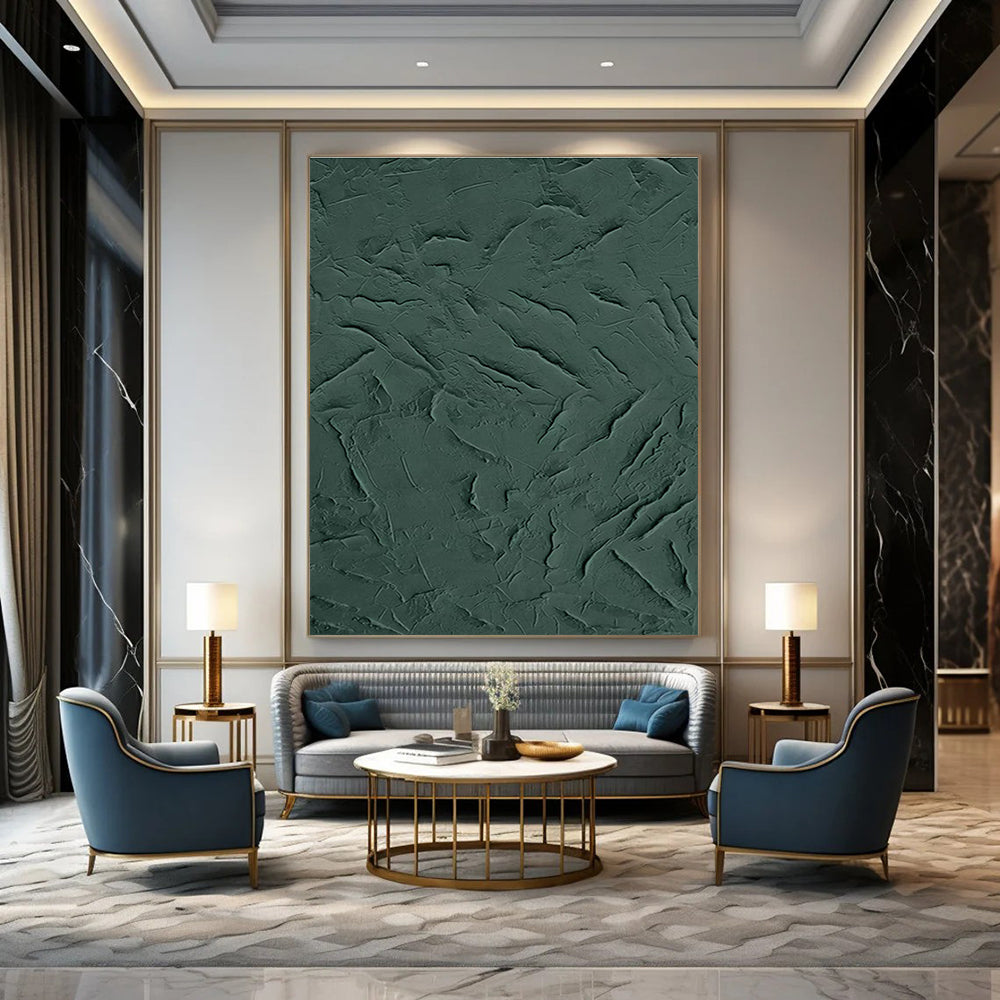 Hand - Painted Custom Abstracts for Cottage Dining Room Breakfast Nooks & Hallway Picture Ledges DLZ0670