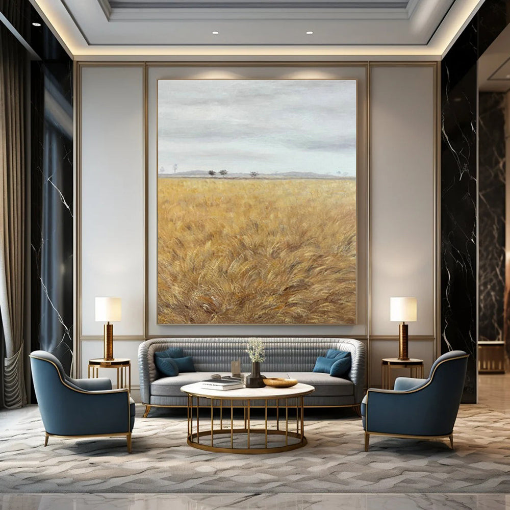 Enormous Custom - Illustrated Hand Painted Abstract Artwork for Dining Room & Bedroom DLZ2134