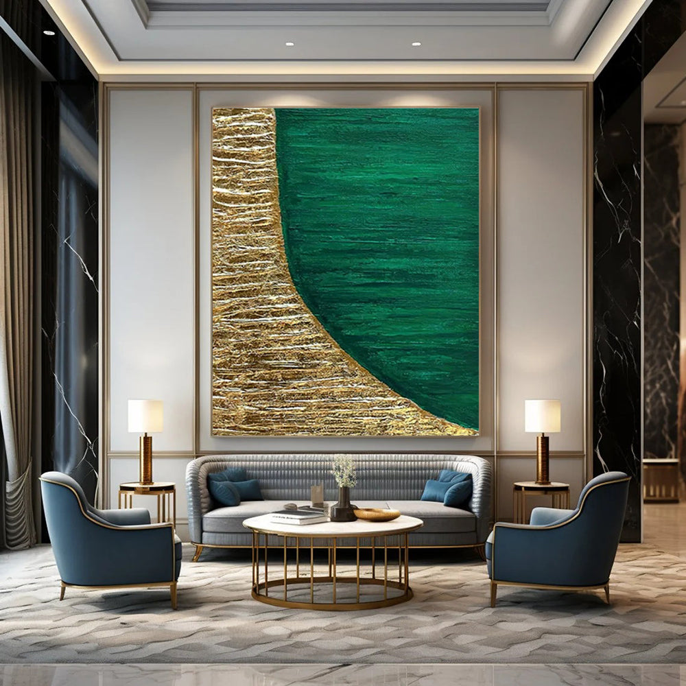 Immense Handmade Abstract Art for Bedroom & Cottage Living Room DLZ1226