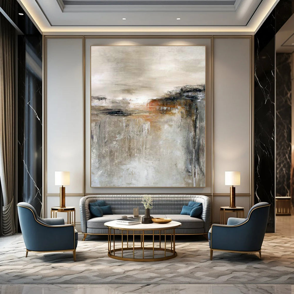 Oversized Hand Painted Abstract Art for Dining Room & Bedroom DLZ2032