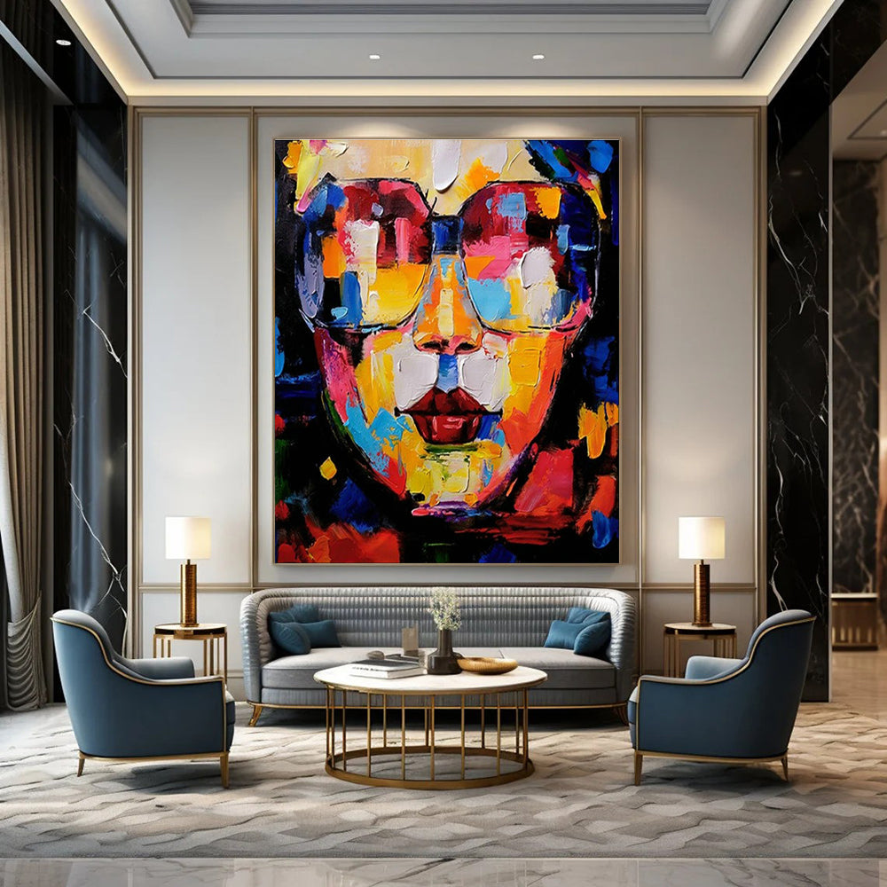 Handmade Abstract Wall Decor for Cottage Office & Entryway DLZ2352