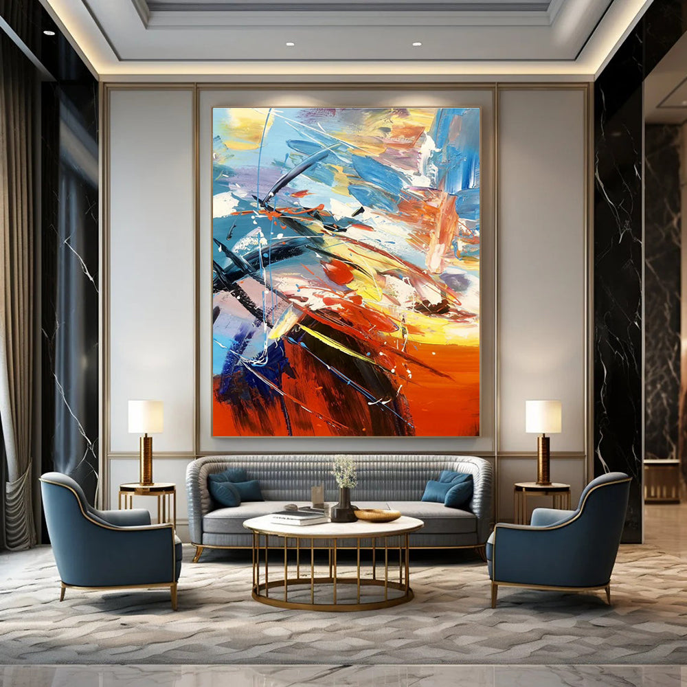 Super - Roomy, Shape - Shifting Custom Abstracts for Cottage Adaptability DLZ0496