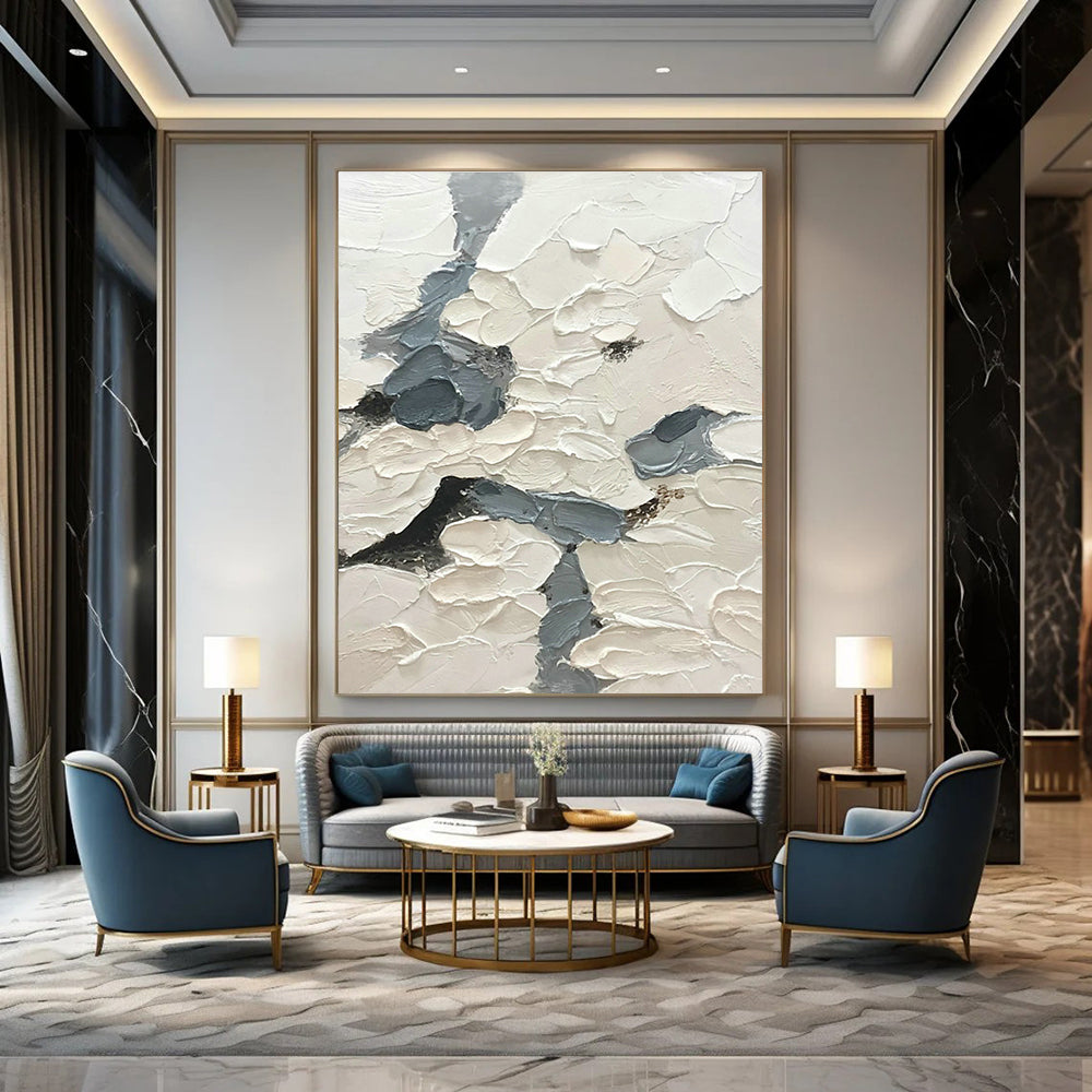 Extra-Large Hand-Crafted Abstract Wall Decor for Office & Cottage Hallway DLZ1167