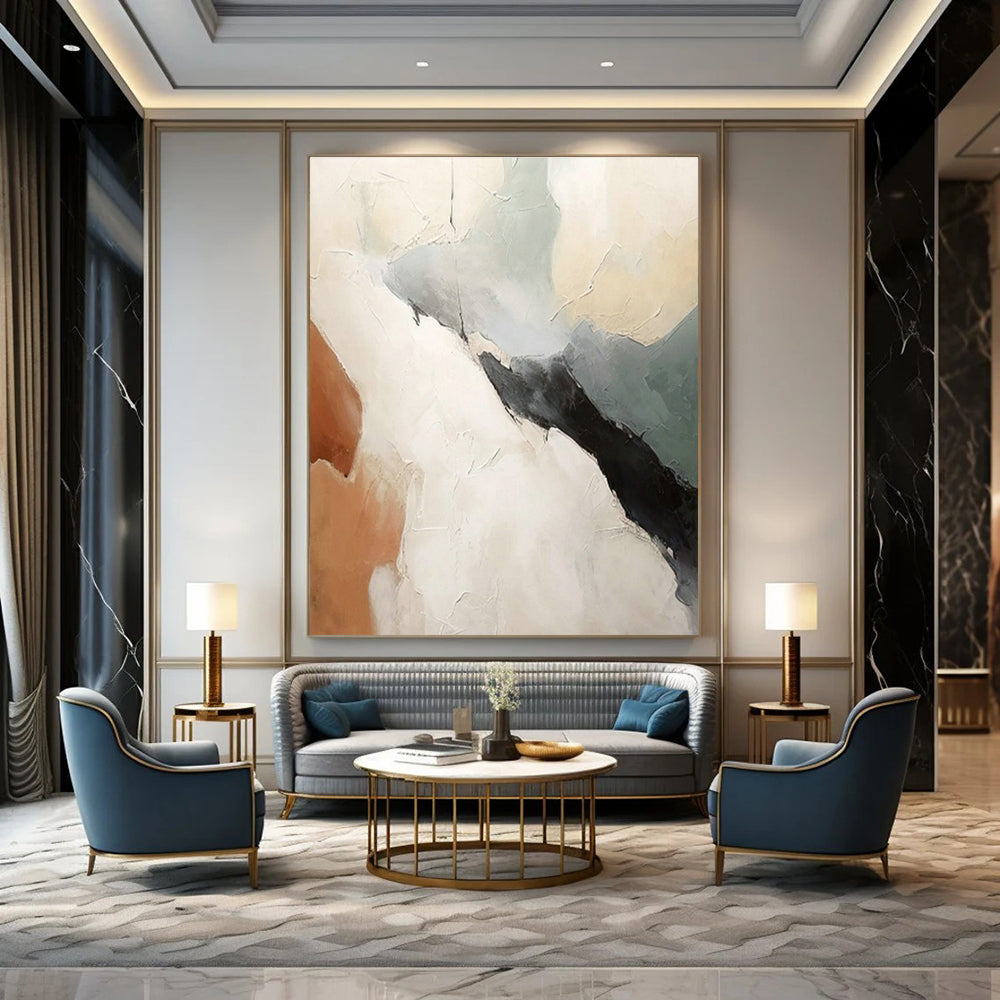 Immense - Depth Custom Abstract Canvases for Bedroom Calm DLZ0438