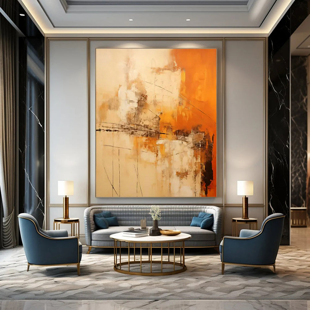 Original Handmade Abstract Painting for Dining Room Wine Glass Rack Wall & Entryway Umbrella Hanging Wall DLZ1735