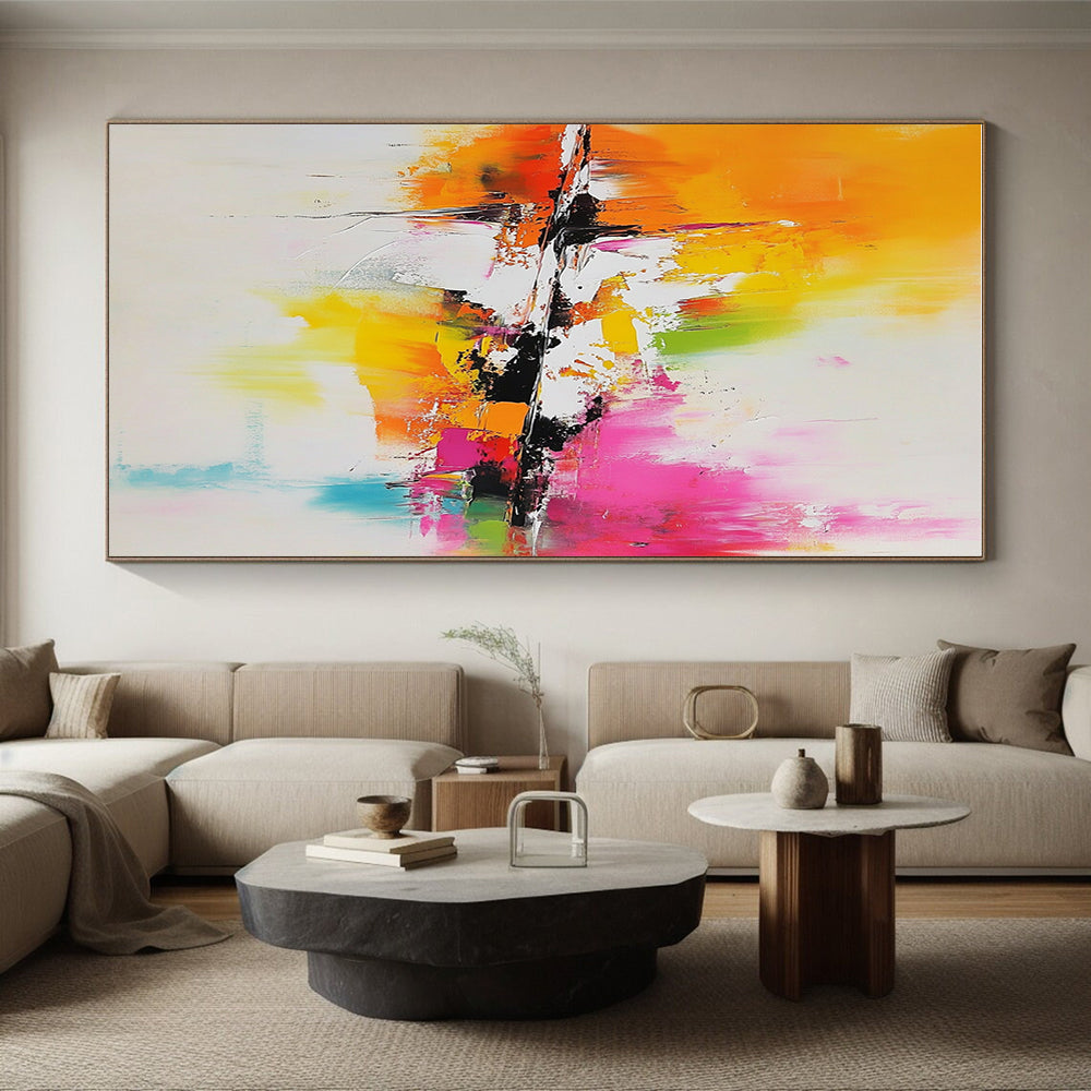 Colorful Abstract Painting with Vibrant Hues GER712