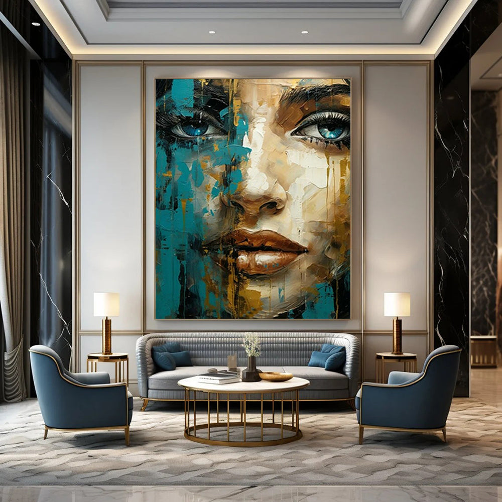 Hand-Crafted Abstract Wall Decor for Office and Cottage Bedroom DLZ1546