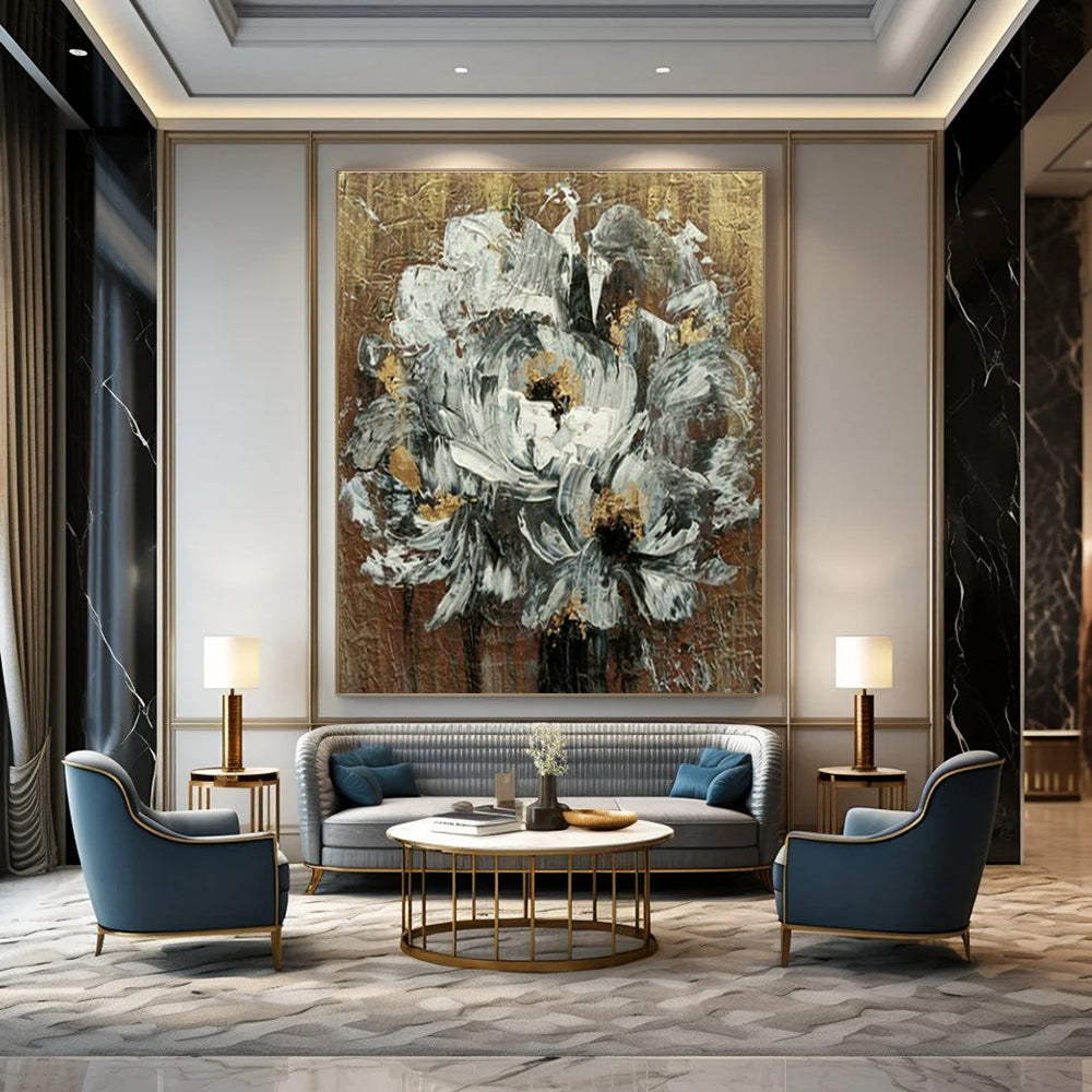 Humongous Made-to-Design Handmade Abstract Painting for Living Room & Office DLZ2107