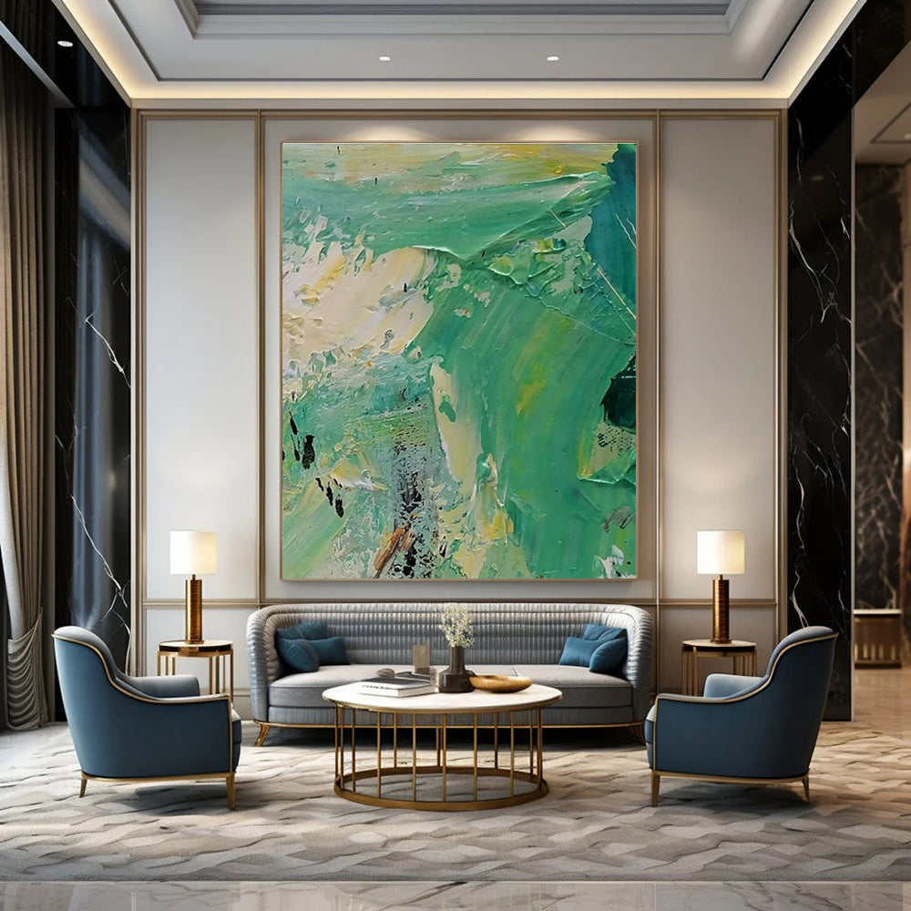 Oversized Handmade Abstract Painting for Office & Hallway DLZ1277